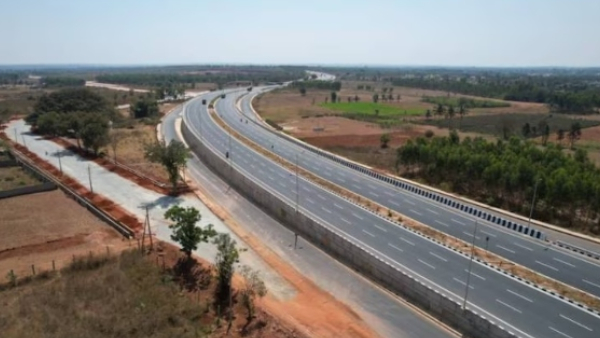 Bengaluru Satellite Town Ring Road Extension work Complete till Hoskote-Tamil Nadu border by 2025