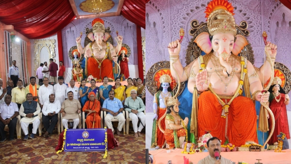 BJP MLA Mahesh Tenginkai Praised Hubballi Ganesh Festival Celebration