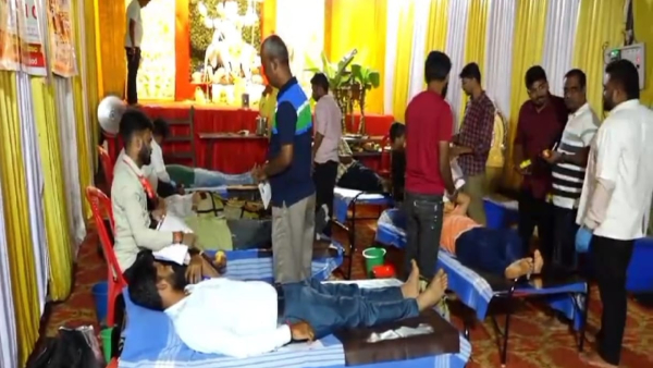 A Meaningful Ganesh Chaturthi Celebration With Blood Donation in Hubballi