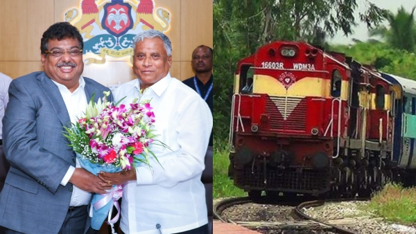 V Somanna Given Update of Bengaluru Suburban Railway Project and 2 Corridor Operation