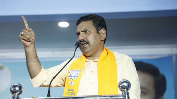 The incident of police raiding the RSS office in Pandavapura is highly condemnable Says BY Vijayendra