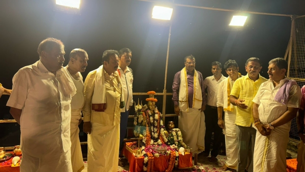 Soon Cauvery Aarti At Mandya The Model Of Ganga Aarti