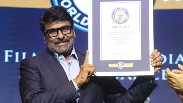 Tollywood Actor Chiranjeevi s Name Has Been Added To The Guinness Book of Records