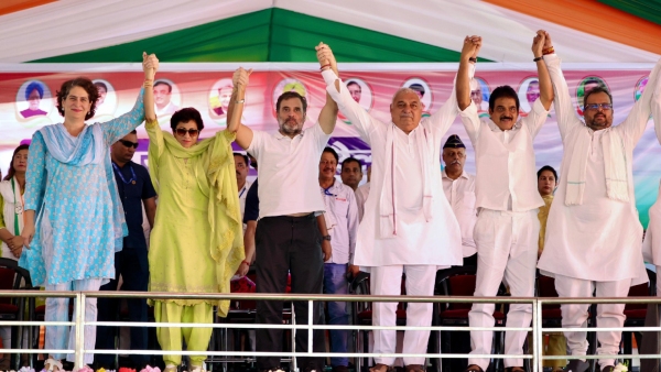 Congress Leader Rahul Gandhi Lashed Out At Prime Minister Modi In Haryana