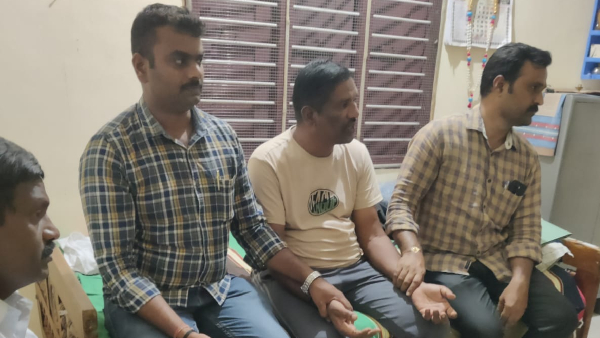 Demand to 18 000 bribe for house construction Lokayukta raids DRFO in Palar