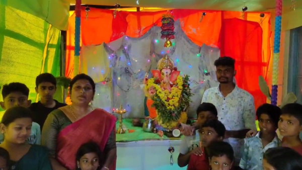 Hindu Muslim And Christian Install Lord Ganesha Idol At Chikkamagaluru