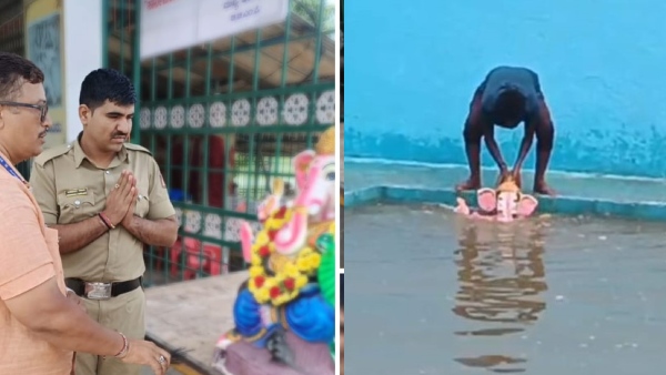The Ganesha Idol Which Went Viral Has Been Dissolved By The Police