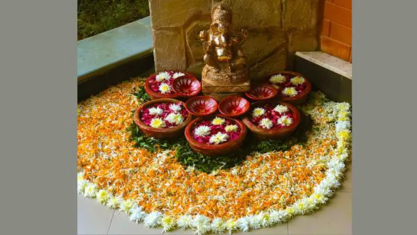 Ganesha chaturthi rangoli designs easy and beautiful eco friendly rangoli ideas in kannada