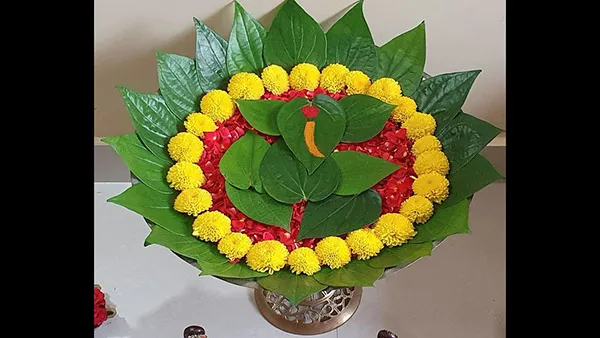 Ganesha chaturthi rangoli designs easy and beautiful eco friendly rangoli ideas in kannada