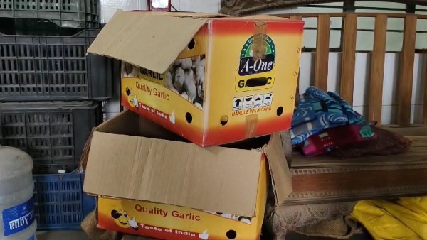 China Garlic Enters Market Officials Raid In Shivamogga Market China Garlic Enters Market Officials Raid In Shivamogga Market