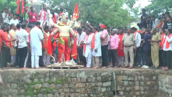 Grand Ganesha Festival Celebration In Hubballi Concludes Peacefully
