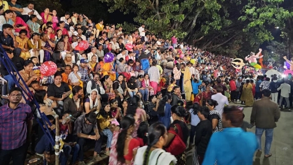 A Grand Procession Of Ganesh Utsav Is Going On In Belagavi