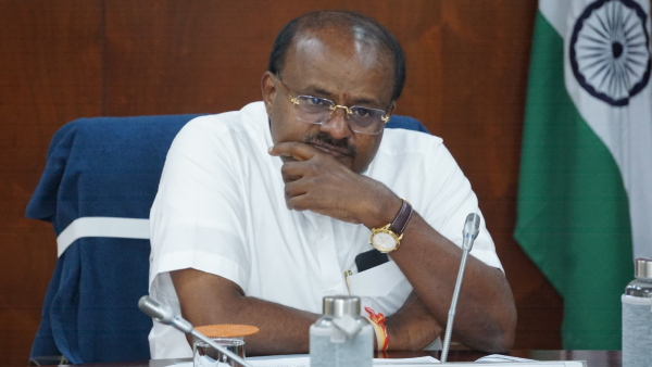 H D Kumaraswamy Appears at Lokayukta Office for Gangenahalli Denotification Case Investigation