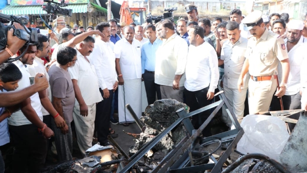The riot in Nagamangala was sponsored by the Congress Said HD Kumaraswamy