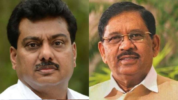 Home Minister Parameshwar visited MB Patil s residence