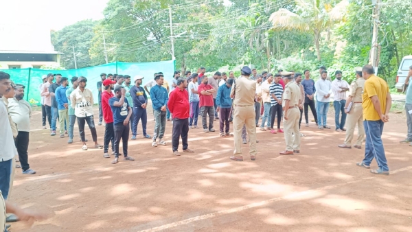 Hubli-Dharwad Police Conducted A Rowdy Parade Today