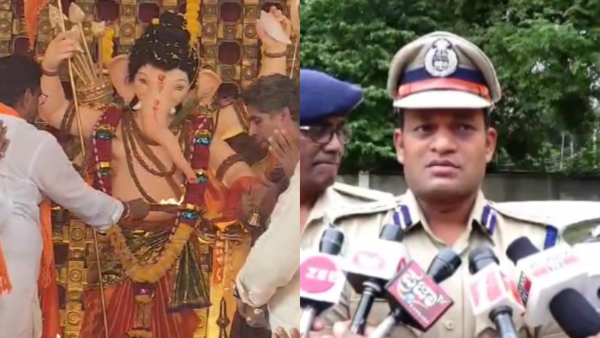 Hubballi Police Enhance Security for Ganesha Festival at Eidga Maidan
