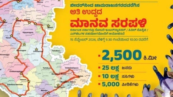 2500 Km Human Chain To Be Formed For International Day Of Democracy 2500 Km Human Chain To Be Formed For International Day Of Democracy