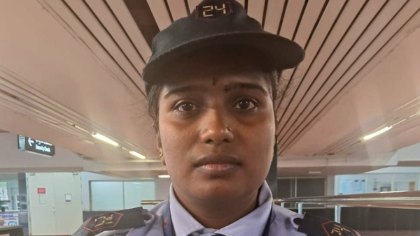 A Security Named Rashmi Saved A Person At Namma Metro Yesterday