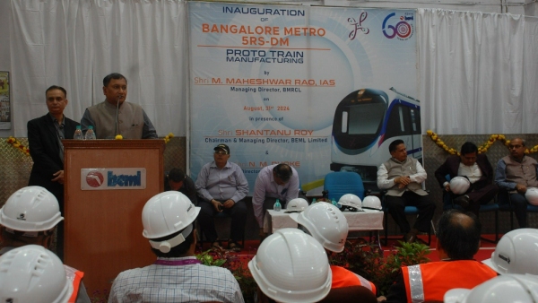 BEML Commences Manufacturing of Driverless Metro Trains for Blue and Pink Lines