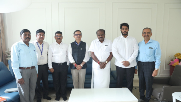 Union Minister HD Kumaraswamy Has Gifted An HMT Watch To His Son Nikhil