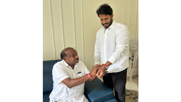 Union Minister HD Kumaraswamy Has Gifted An HMT Watch To His Son Nikhil