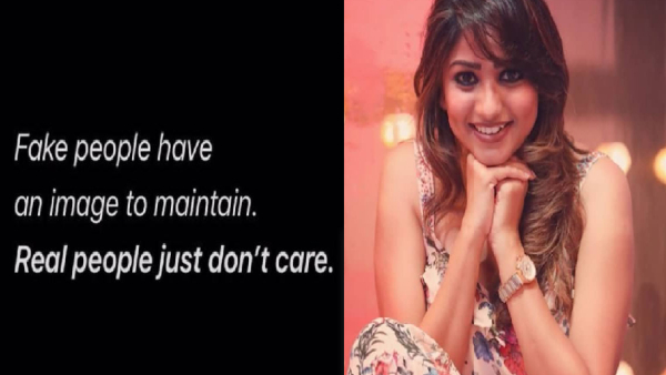 Rachita Ram s post means Darshan is not fake but real