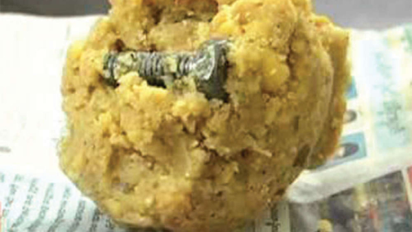 Gutka packet found in Tirupati Laddu Another shocking news for tirumala devotees in kannada