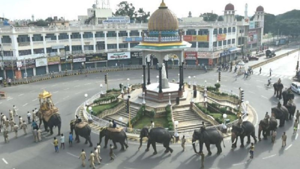 Training Begins To Dasara Elephants To Introduce Heavy Noise