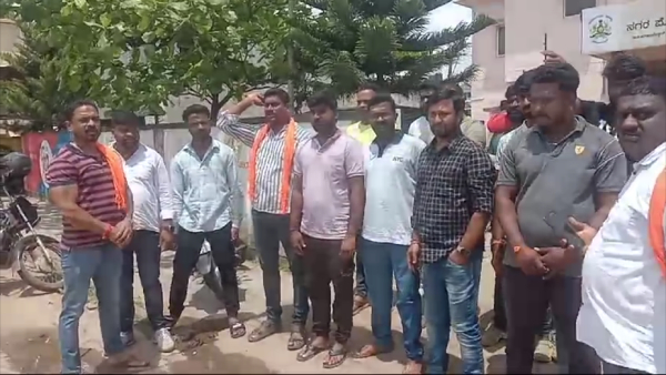 Chikkamagaluru Youths ride with Palestine flag tied to their bikes- video