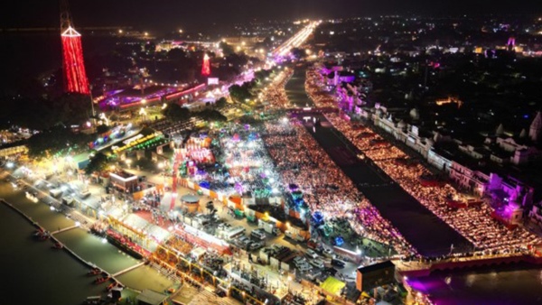 Ayodhya Deevapawali Guinness Record by lighting more than 25 lakh lamps Ayodhya Deevapawali Guinness Record by lighting more than 25 lakh lamps