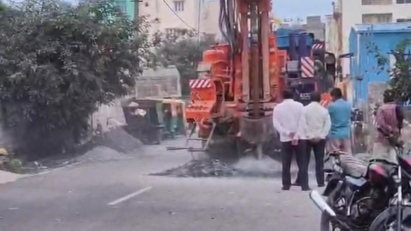 FIR Against Those Who Were Illegally Drilling Bore Well in RR Nagar Under BBMP