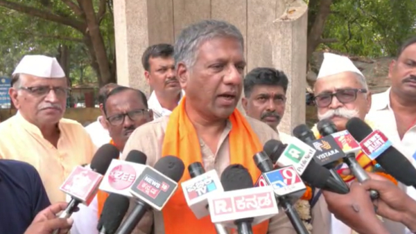 BJP Leader Arvind Bellad Lashes Out at State Government And Waqf Board At Dharwad