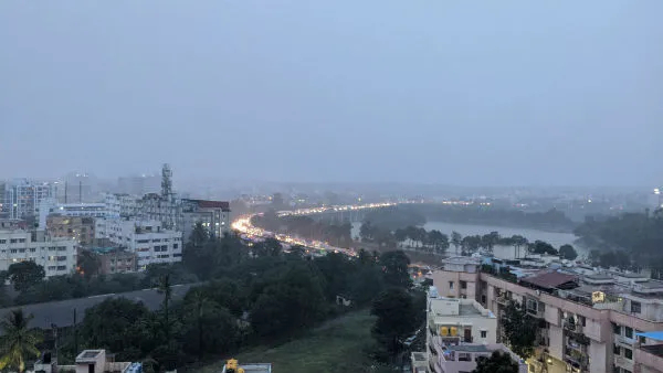 Bengaluru Heavy Rain Due Dana Cyclone Effect Vrishabhavathi River Overflow Video Viral