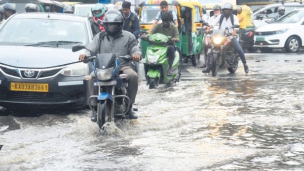 Bengaluru waterlogged due to last day s rain Yellow alert announced today