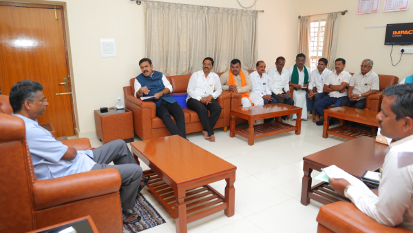 BJP State President BY Vijayendra clarification on Satish Jarakiholi Visit