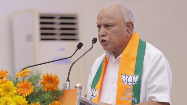 Nikhil Kumaraswamy sure of victory in Channapatna Says BS Yediyurappa Nikhil Kumaraswamy sure of victory in Channapatna Says BS Yediyurappa