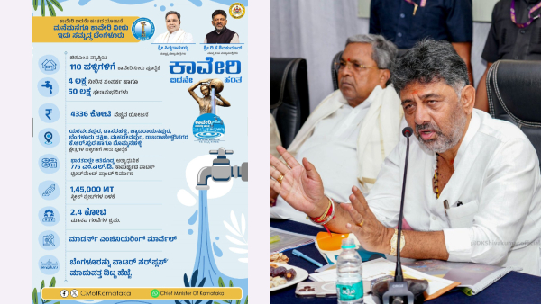 The Project To Supply Drinking Water To Bengaluru Will Start Tomorrow