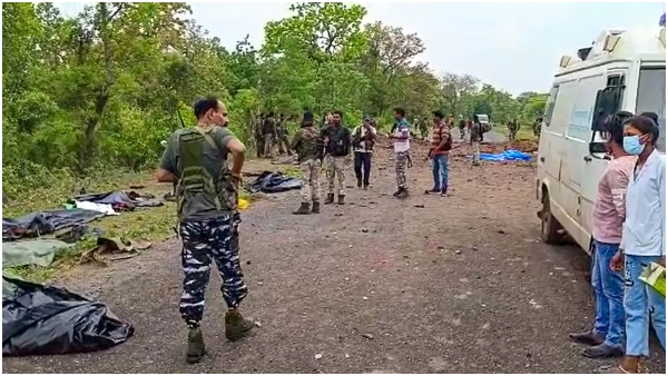 36 Maoists Killed in Encounter Along Dantewada Border