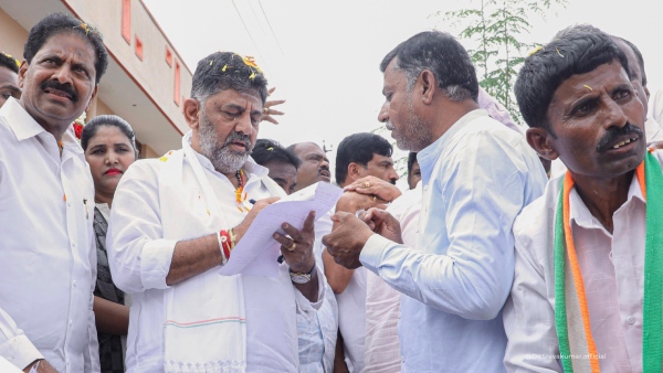 DCM D K Shivakumar Launched Various Development Works In Channapatna
