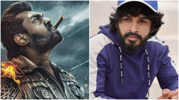 dhruva sarja fans threaten influencer for martin movie review