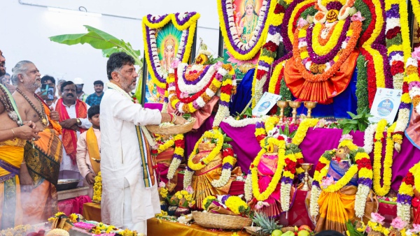 DCM D K Shivakumar Said That There Is No Drinking Water Problem In Bengaluru