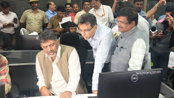 Bengaluru rain emergency DK Shivakumar order to BBMP officials