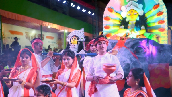 vehicle traffic restricted at this place due to Durga Devi idol procession in Bengaluru