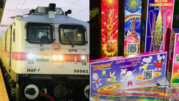 Indian Railway Three Years Imprisonment for carrying Firecrackers on Trains
