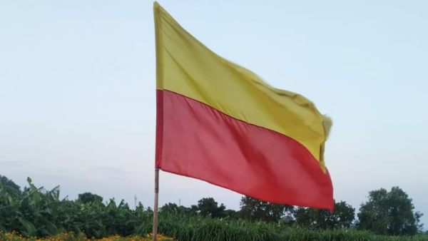 Flying The Kannada Flag Is Mandatory On Kannada Rajyotsava