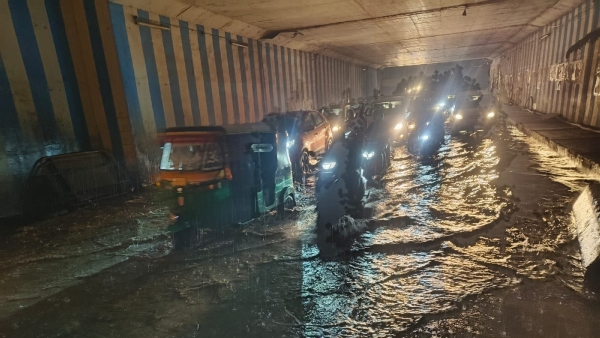 Heavy Rain Has Started Again In Many Parts Of Bengaluru From This Evening