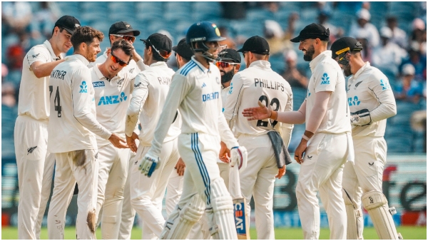 India All out for 156 runs in 1st innings in Pune test