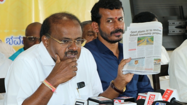 Due to the state s negligence 300-400 KIOCL workers are on the streets HD Kumaraswamy Due to the state s negligence 300-400 KIOCL workers are on the streets HD Kumaraswamy