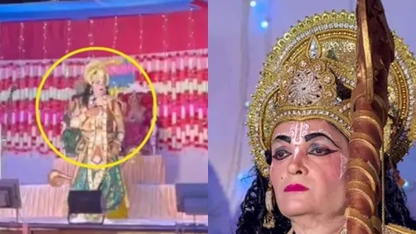 Man suffers heart attack while portraying Sri Ram Video goes viral